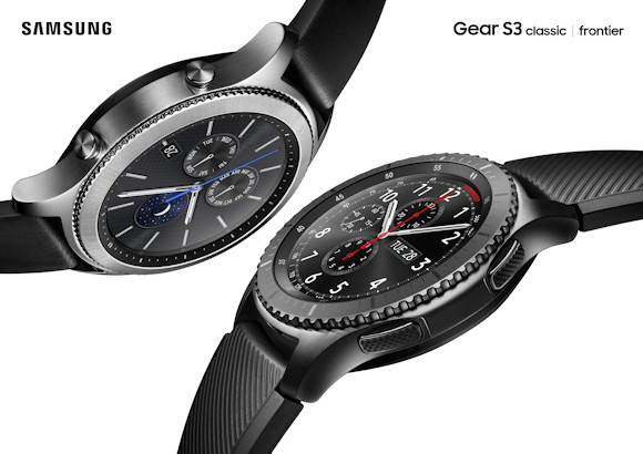 Samsung Gear S3 Smartwatches frontier und classic