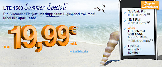 simply LTE Summer-Special Angebot