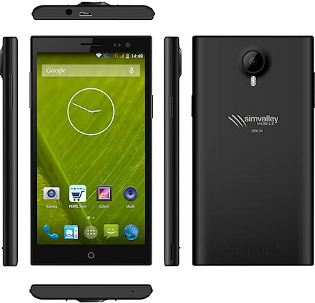 simvalley Dual-SIM-Smartphone SPX-34