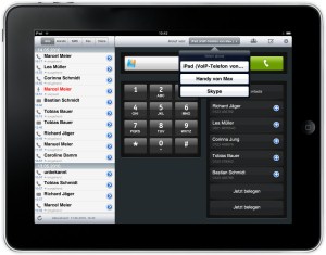 sipgate iPad VoIP-App