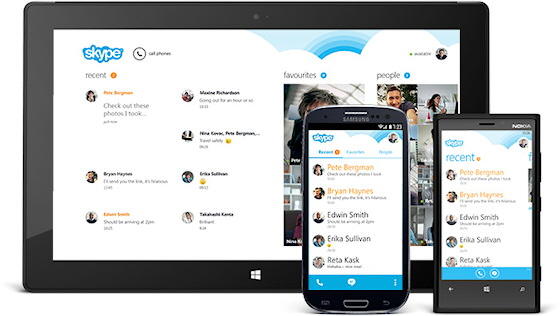 Skype für Android 4.0