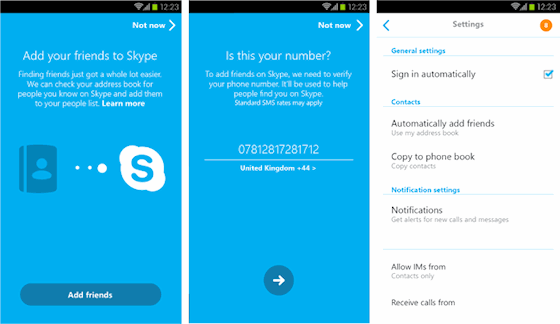 Skype 5.0 für Android
