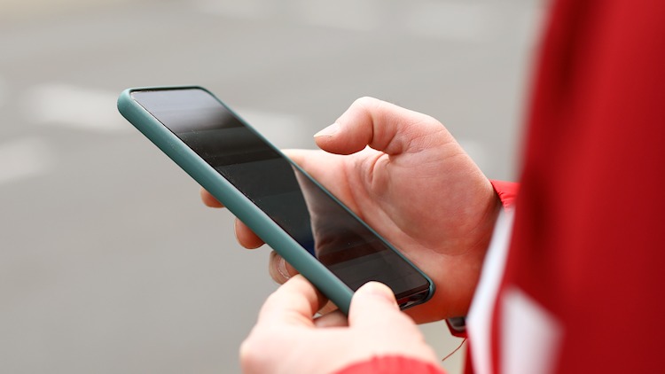 Smartphone in der Hand Smartphone in der Hand
