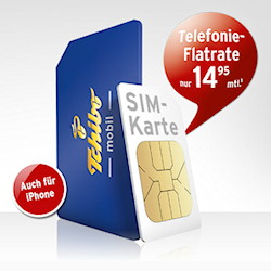 Tchibo Mobil Telefonie-Flatrate für 14,95 Euro