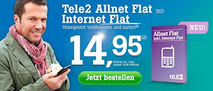 Tele2 Allnet Flat mit Internet-Flat