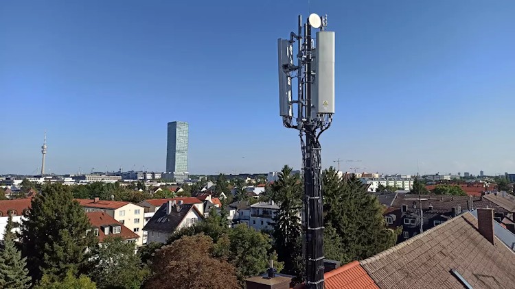 5G Antenne von O2 Telefónica in München