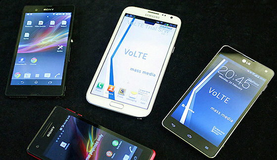 Telefónica VoLTE Demo-Smartphones