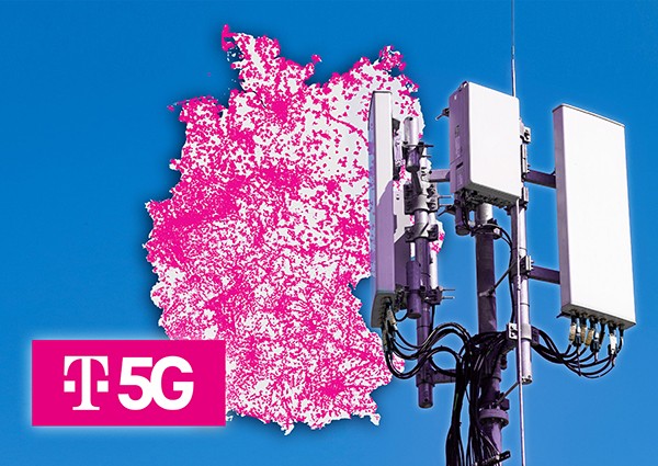 5G der Telekom in rund 50 Städten: Mehr als 1800 Antennen funken auf der 3,6 GHz-Frequenz