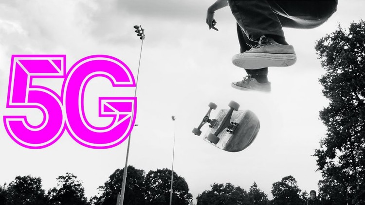 Telekom 5G Motiv Skater