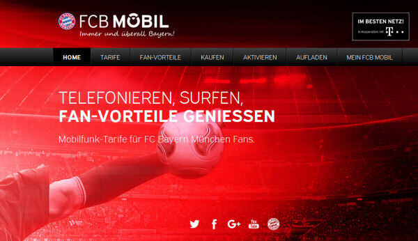 FCB Mobil Website