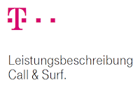 Telekom: Leistungsbeschreibung Call&Surf