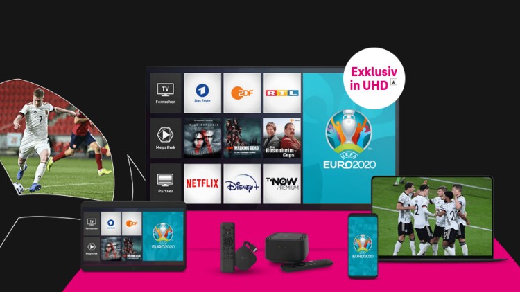 Telekom: Alle 51 Spiele der UEFA EURO 2020 bei MagentaTV