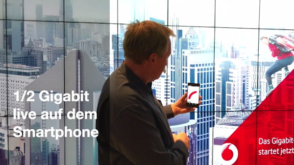 LTE-Rekord bei Vodafone: 1/2 Gigabit auf dem Smartphone