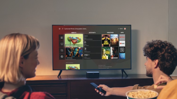 Vodafone GigaTV - Streaming-, TV- und Entertainment-Plattform für Fernseh-Kunden