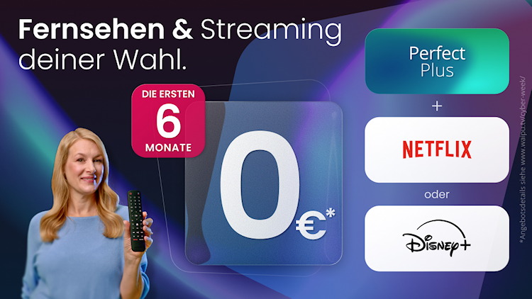 waipu.tv Cyber Week: 6 Monate kostenlos – auf alle Jahrespakete