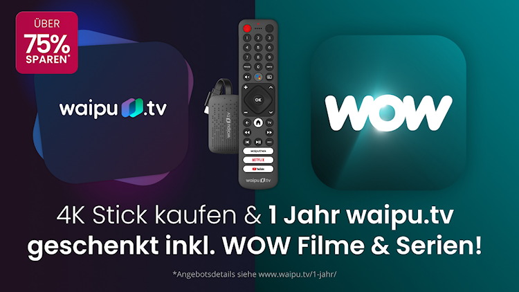 waipu.tv und WOW starten Weihnachtsaktion